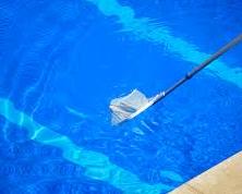 pool cleaned